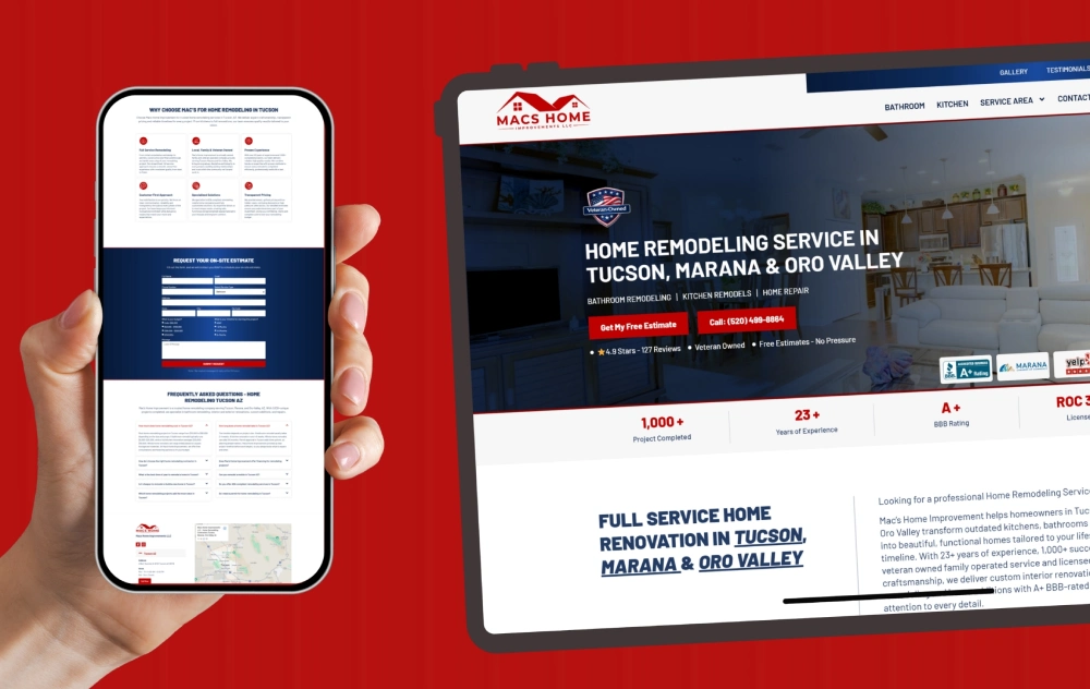 Website Design & SEO - Macs Home Improvement