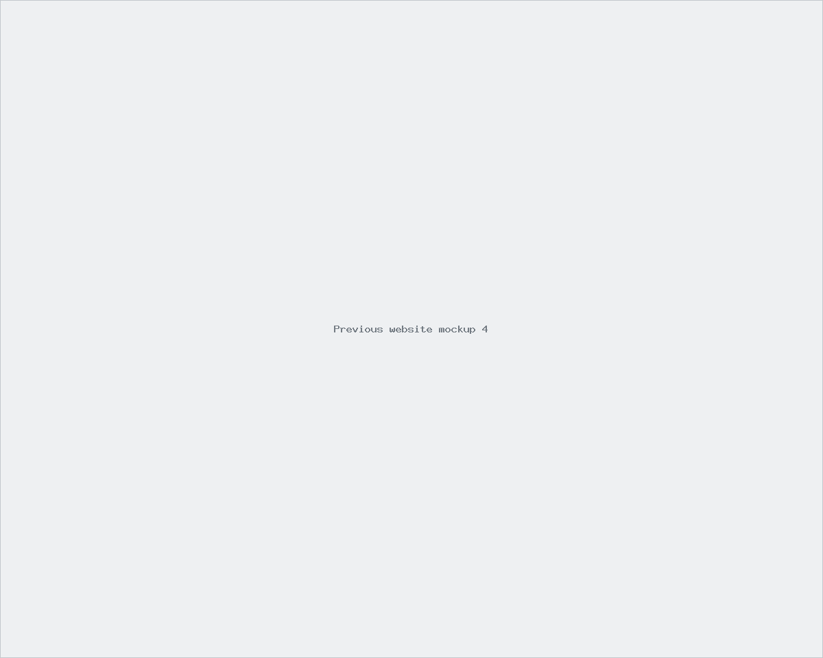 Previous website mockup 4